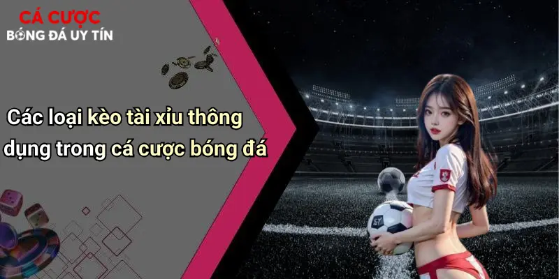 Các loại kèo tài xỉu thông dụng trong cá cược bóng đá