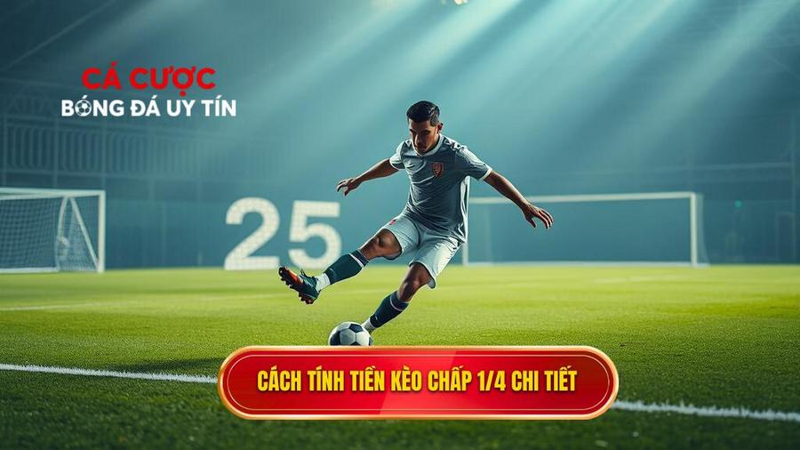 Cách tính tiền thắng thua khi chơi Kèo chấp 1/4 (0.25)