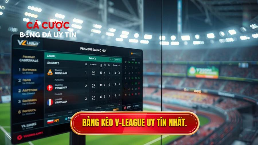Bảng kèo V-League mới nhất
