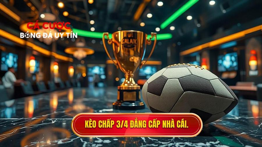 Kèo chấp 3/4 (0.75)