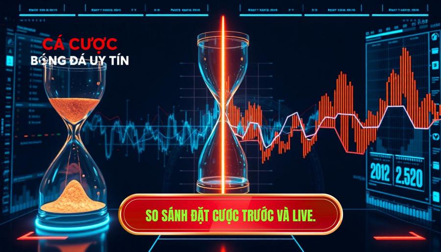 2. So sánh đặt cược trước và live.