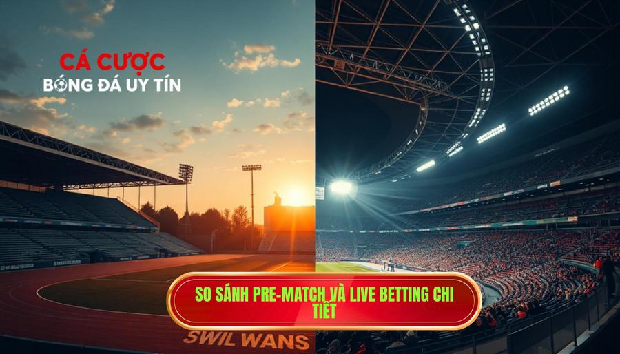 3. So sánh Pre-match và Live Betting chi tiết